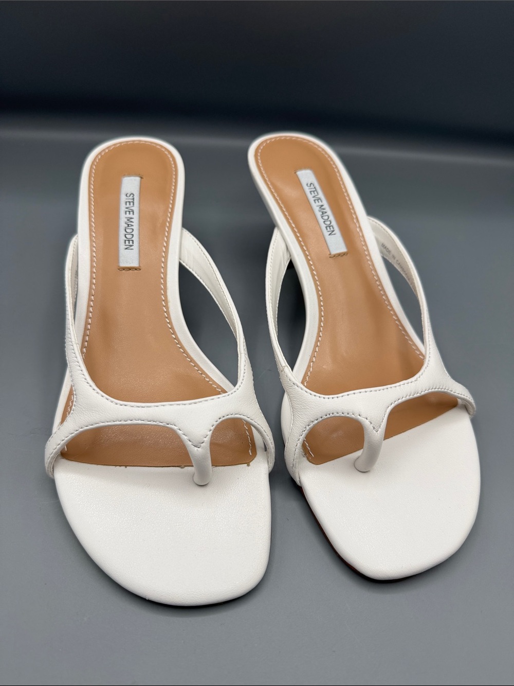 Steve Madden Women's Brienna Strappy Kitten Heel Sandals